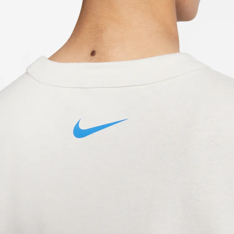 Nike T Shirt Men's Phantom Gray White-3