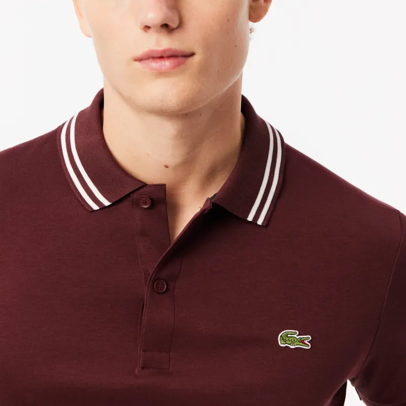 LACOSTE Polo Shirt Men's Bordeaux-4