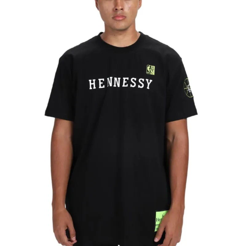Mitchell & Ness x Hennessy T Shirt Unisex Black-2