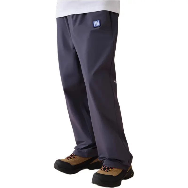 New Era Blue And White Porcelain Series Knitted Sweatpants Unisex Navy Blue-3
