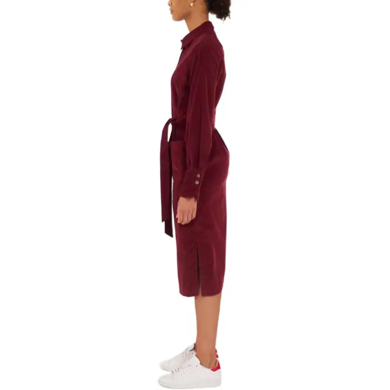 INES DE LA FRESSANGE Long Sleeved Dress Women's Red-3