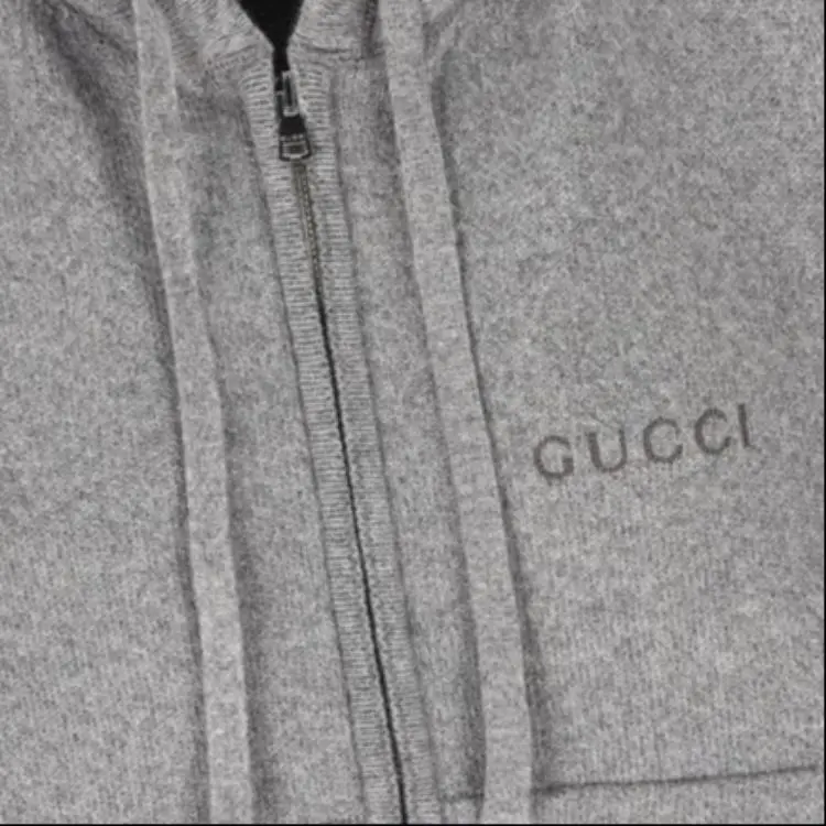 GUCCI Zip-Up Knit Hoodie-6