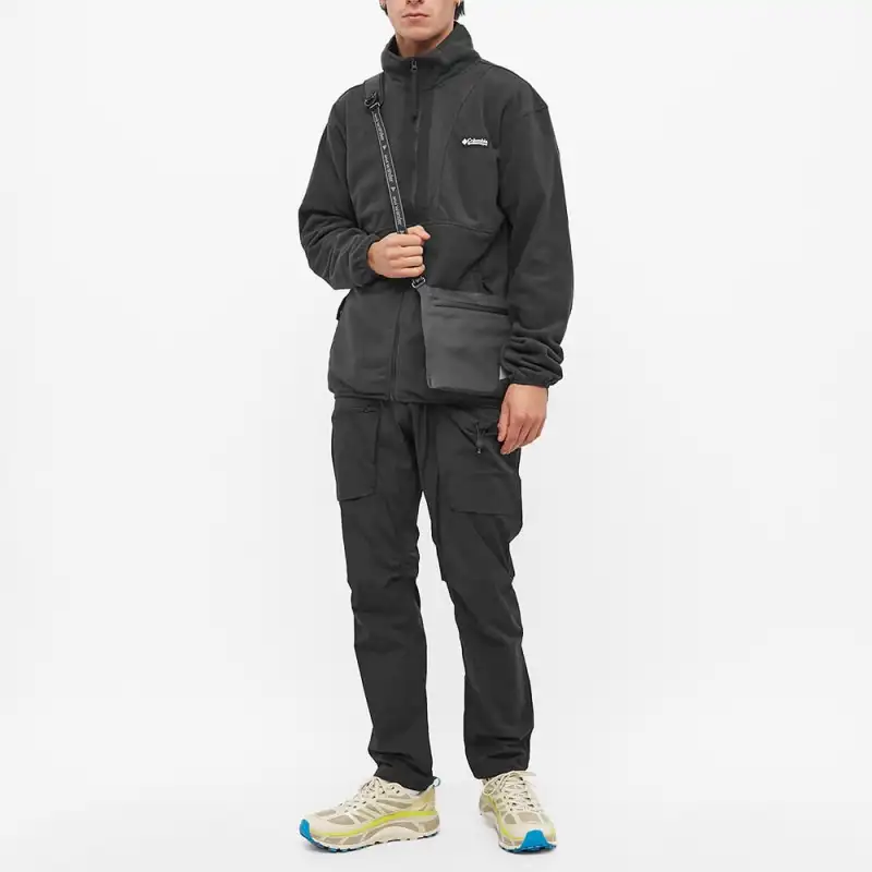 Columbia Back Bowl FW Fitted Moderate Jacket Spring And Autumn Men's Black-1