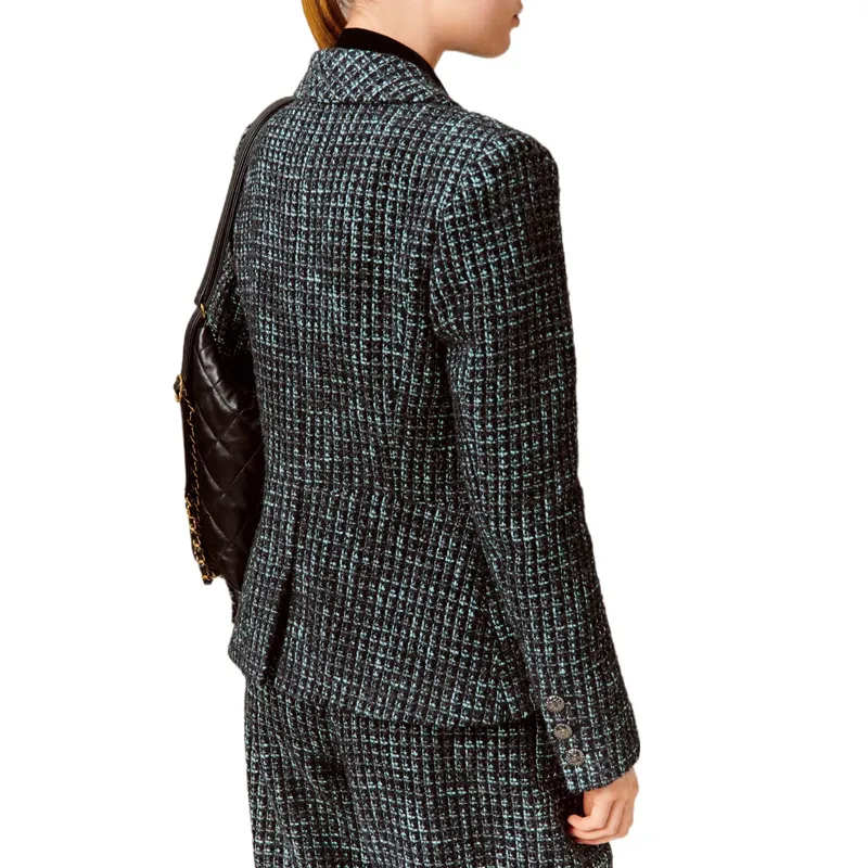 CHANEL FW22 Jackets Coats Women's Black-1