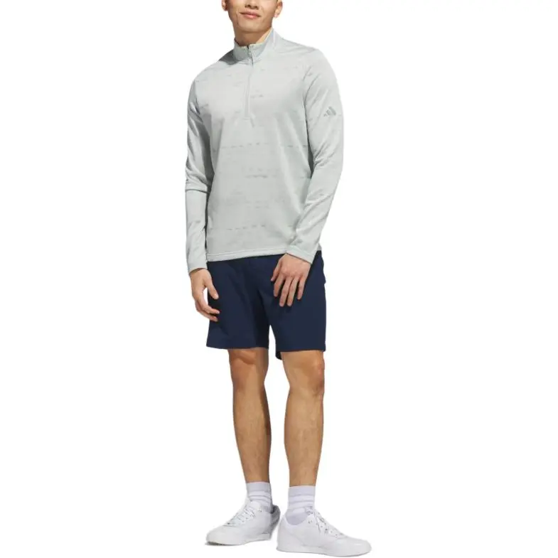 Adidas Free Shipping With AdiClub Core Printed Quarter Zip Pullover-2