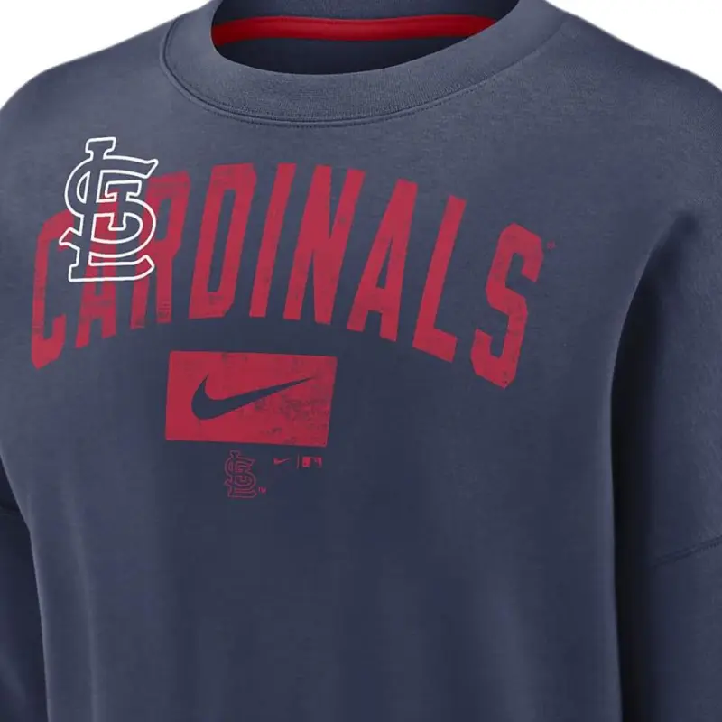 Nike St. Louis Cardinals Team Women's Nike Mlb Pullover Sweatshirt-2
