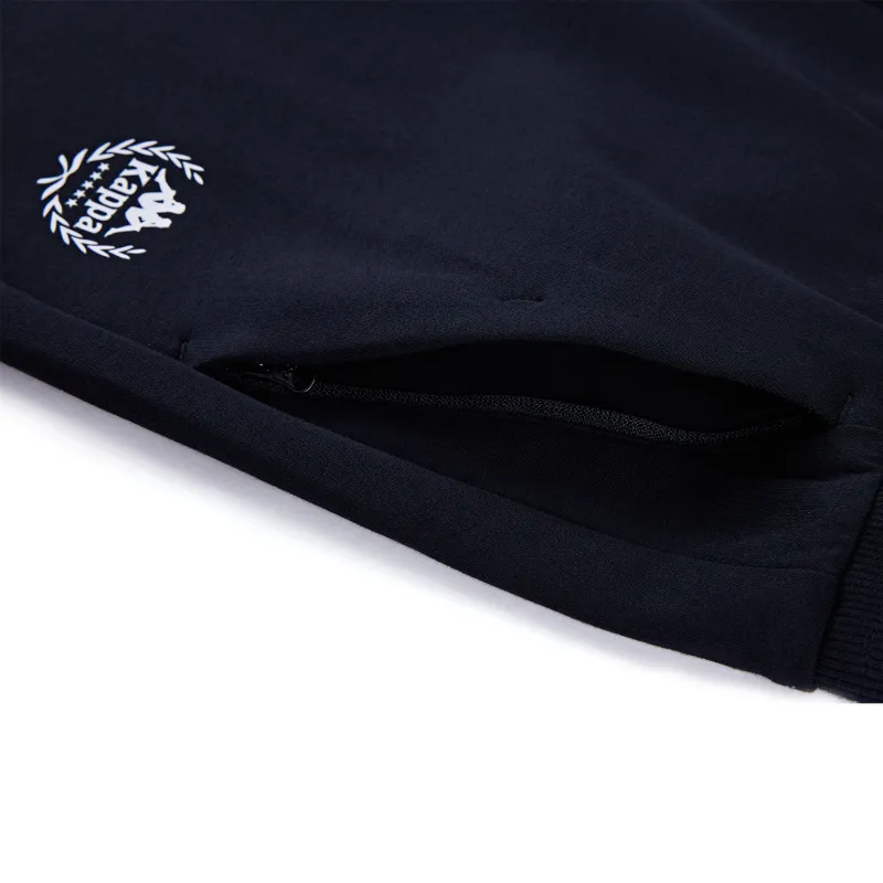 Kappa 1916 Series Summer Knitted Sports Pants Women's Black-3