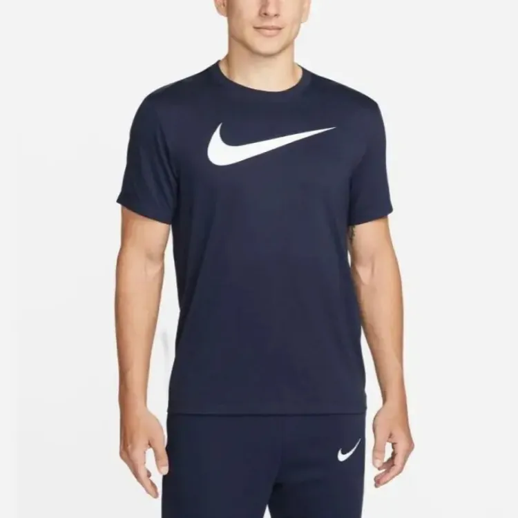 Nike T Shirts Men Blue-3