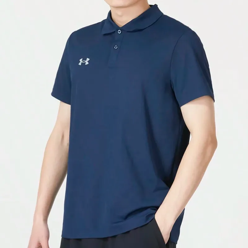 Under Armour Polo Shirts Men Navy Blue-4