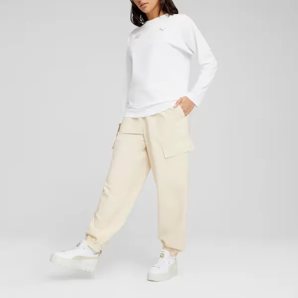 PUMA DARE TO Long Sleeve Tee T-Shirt Men's White-2