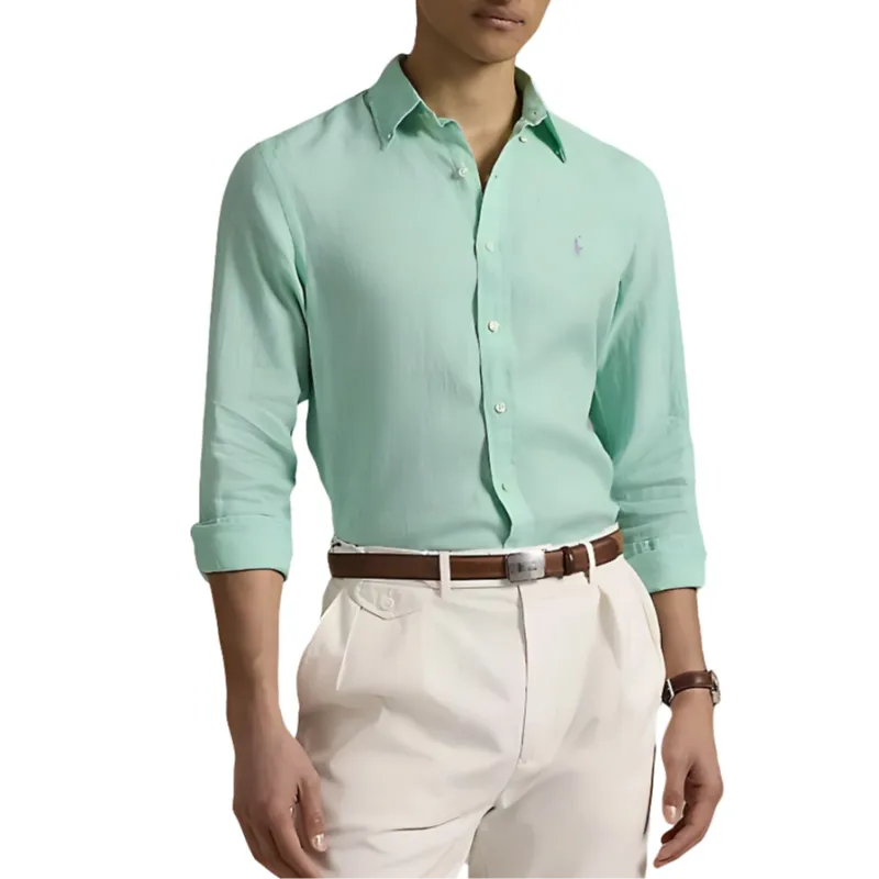 Polo Ralph Lauren Shirt Men's Aqua Green-1