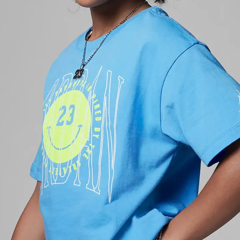 Jordan T Shirts Women's Dark Sky Blue-4