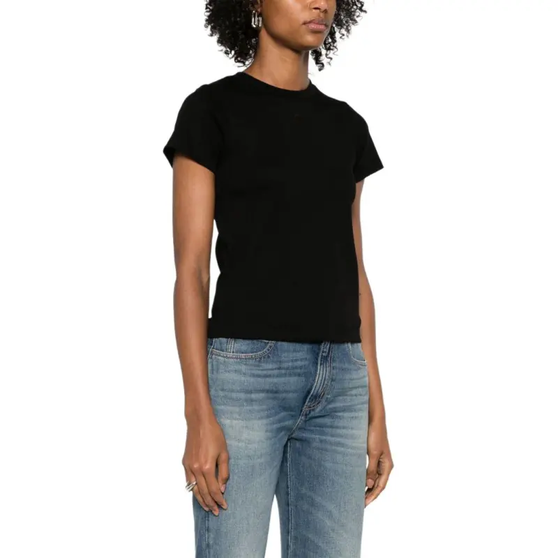 Alexander McQueen Skull Embroidered Crewneck T Shirt-3