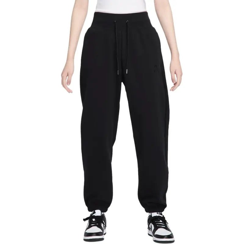 Nike Sportswear Phoenix Fleece OVERSIZE Knitted Sports Pants Women's Black-3