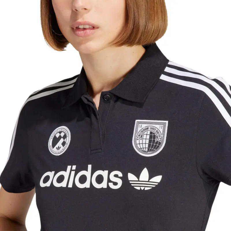 Adidas Originals Short Sleeved Dress Women's Black-3
