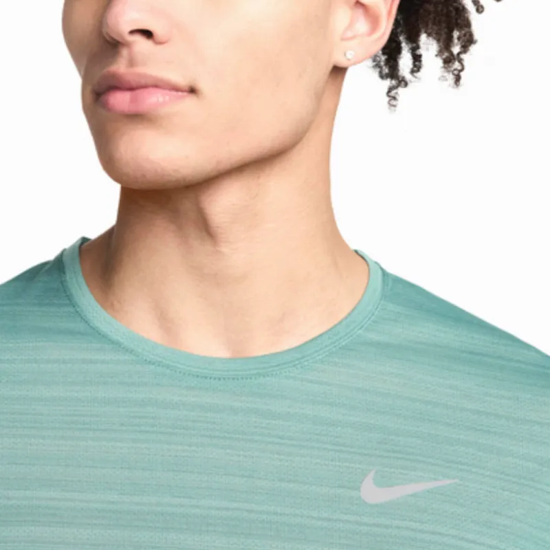 Nike Apparel DRI FIT MILER T Shirt Men's Green-3