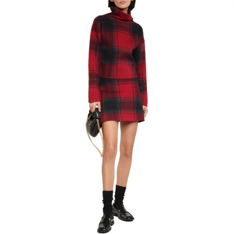 Polo Ralph Lauren Plaid pattern Mini Skirt-2