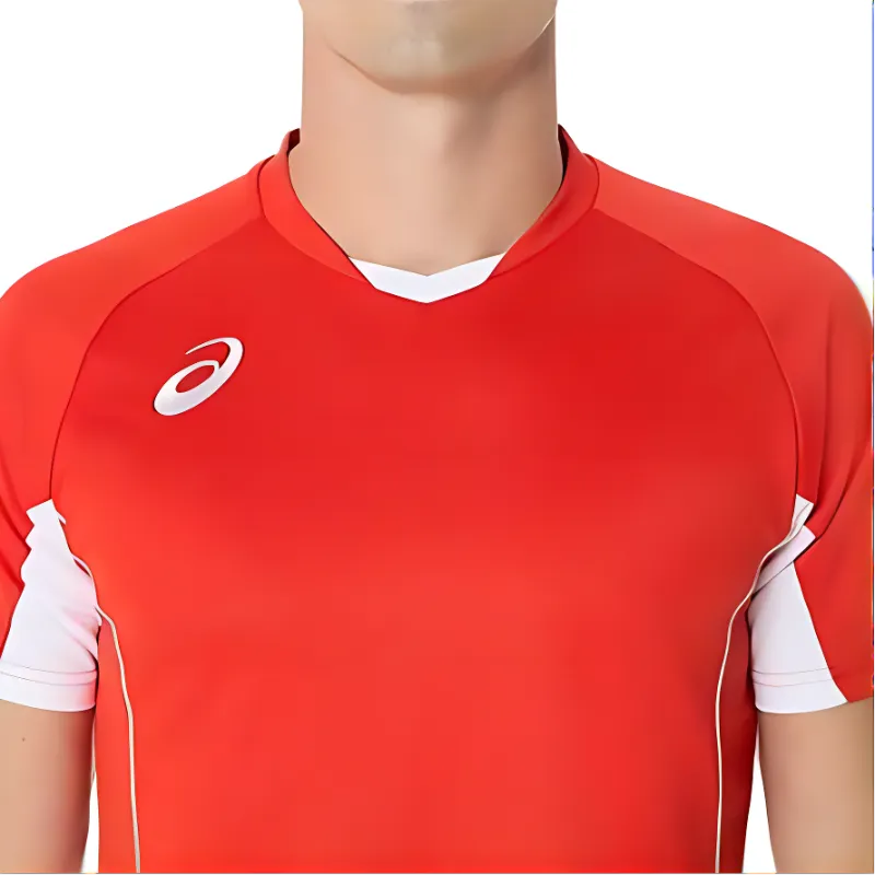 Asics T Shirts Men Red-3