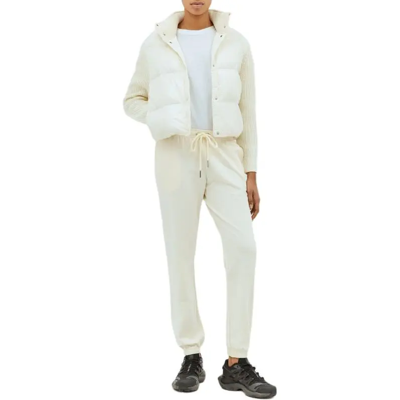 Moncler Logo Patch High Neck Padded Cardigan-3