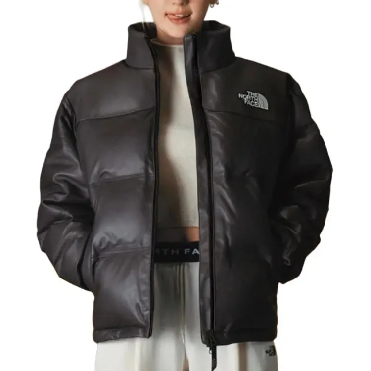 THE NORTH FACE Nuptse Coat Unisex Dark Brown-4