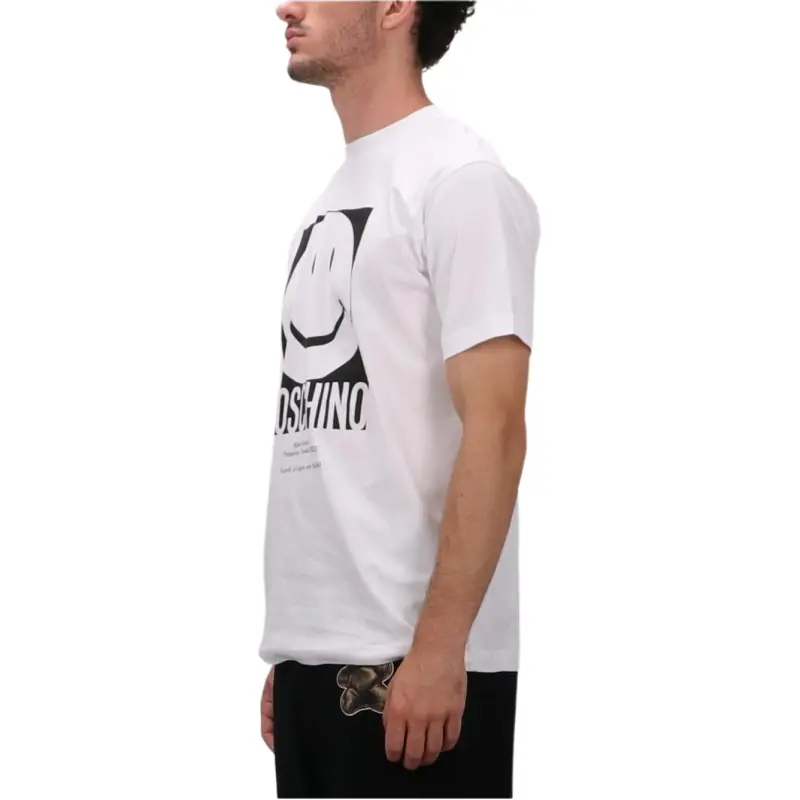 MOSCHINO X Smiley Crewneck T Shirt-2