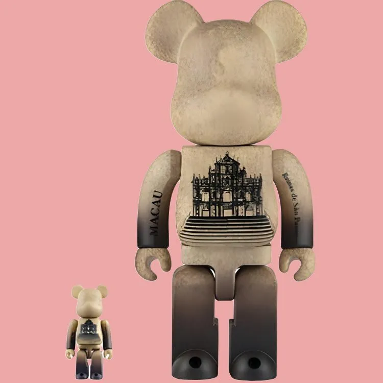 Bearbrick X Ruins Of Saint Paul's Brown-5