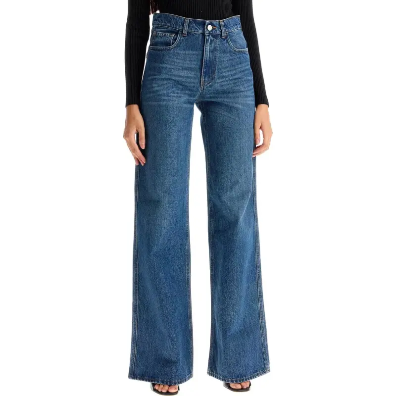 COPERNI Tonal Stiched Wide Leg Denim Jeans-3