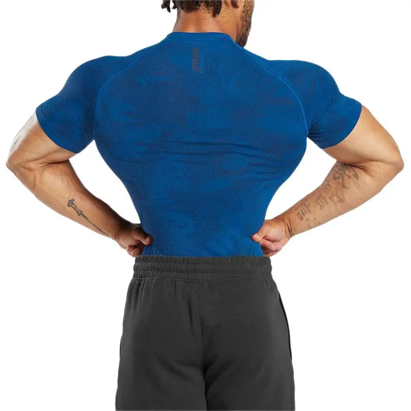 GYMSHARK T Shirt Men's Vintage Blue-1