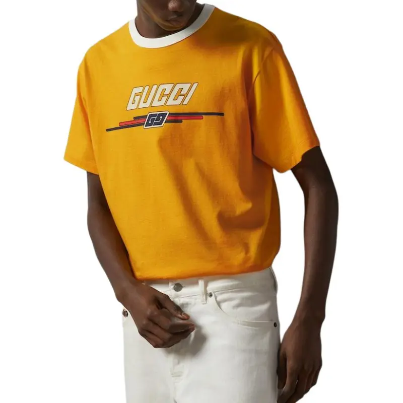 GUCCI T Shirts Men Yellow-2
