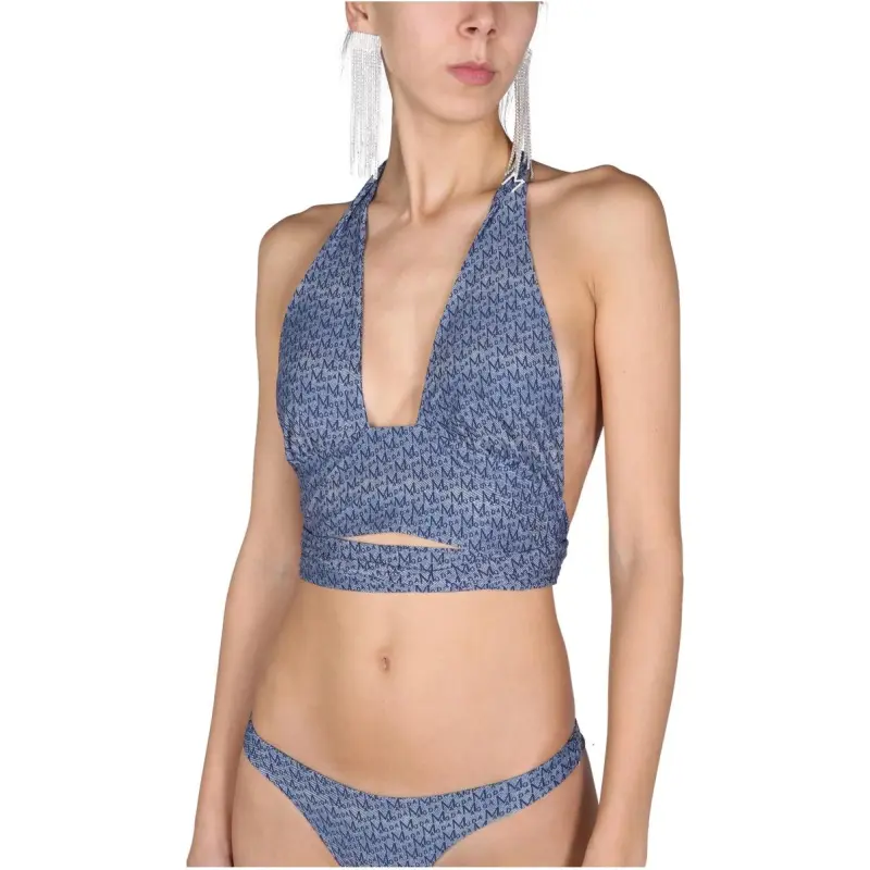 Magda Butrym Monogram Bikini Top-1