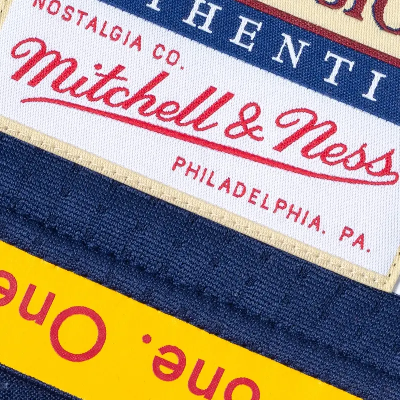 Mitchell & Ness Basketball Jerseys Unisex Navy Blue-7