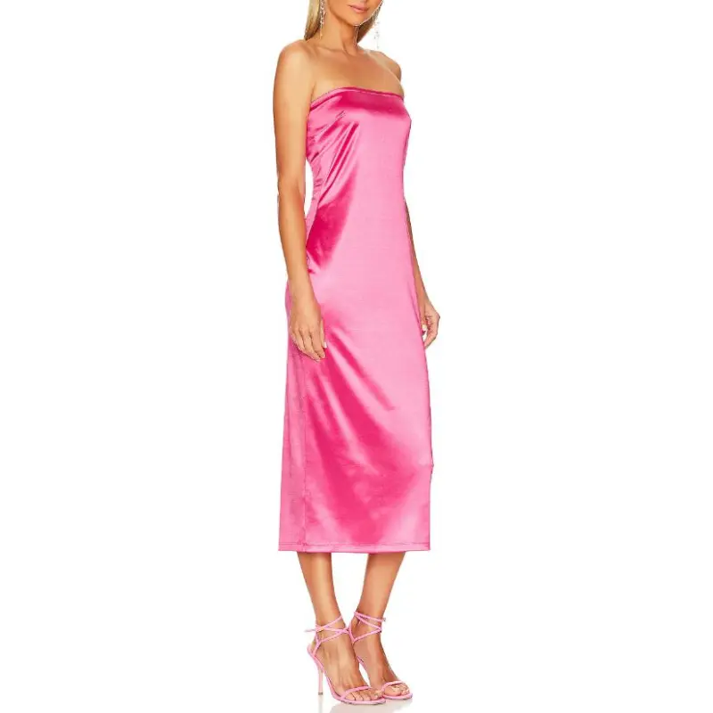 LOVESHACKFANCY Sleeveless Dress Women's Fuchsia-2