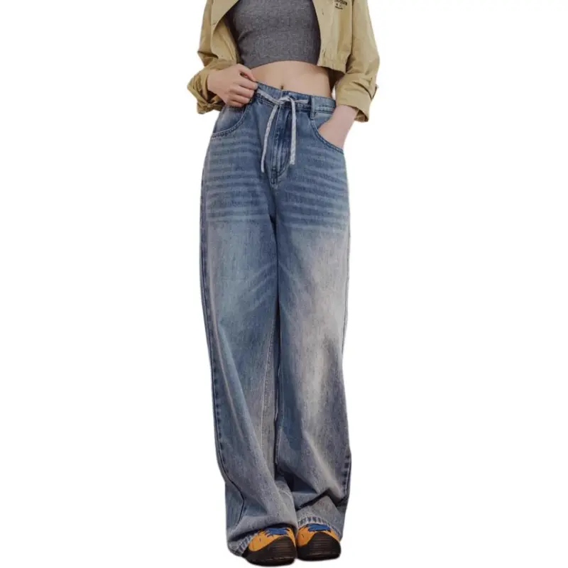 MADEN Jeans Women's Light Blue-1