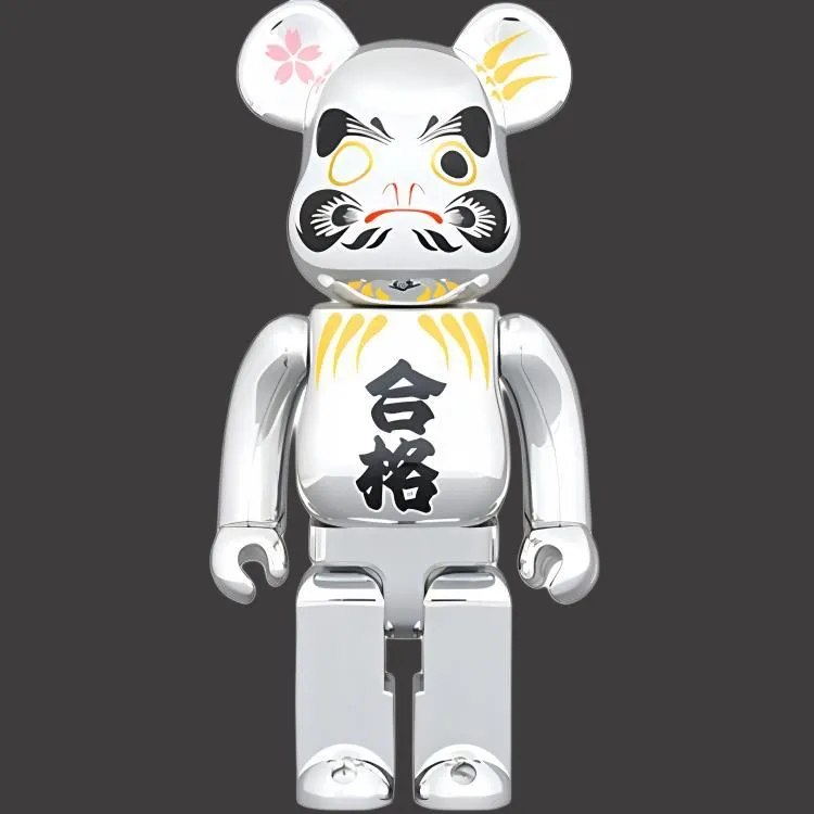 BE@RBRICK Bodhidharma Passed Silver Plated-3