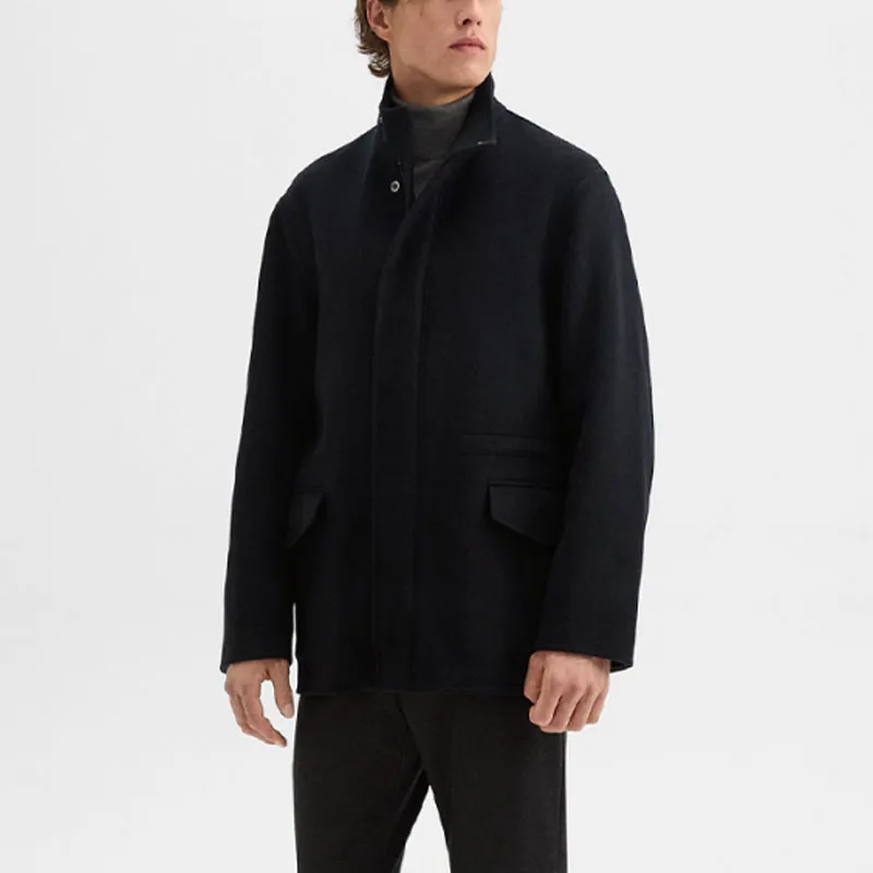 THEORY Jacket Men's Black/Dark Charcoal Gray-1