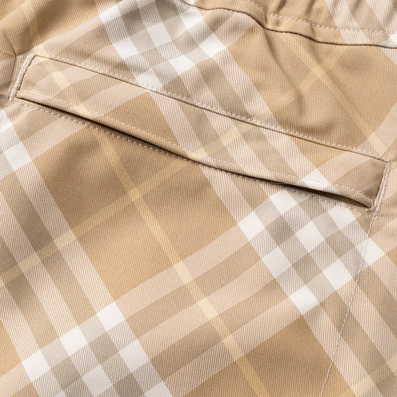 Burberry Checked Belted Waist Shorts-7