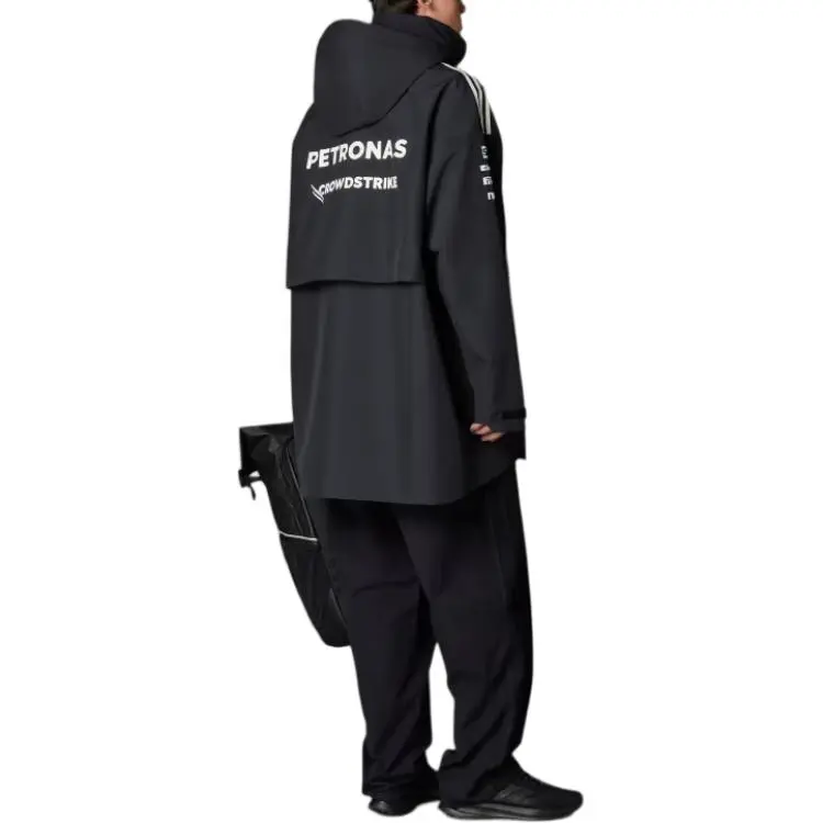 Adidas x MERCEDES-AMG PETRONAS F1 TEAMMYSHELTER SS25 Motorsport Jacket Men's Black/White-4