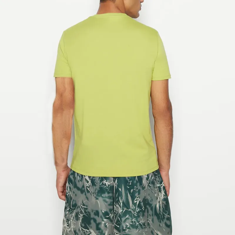 ARMANI EXCHANGE T Shirts Men Lime Green-2