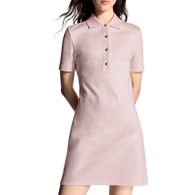 LOUIS VUITTON Monogram Piqué Polo Dress-1