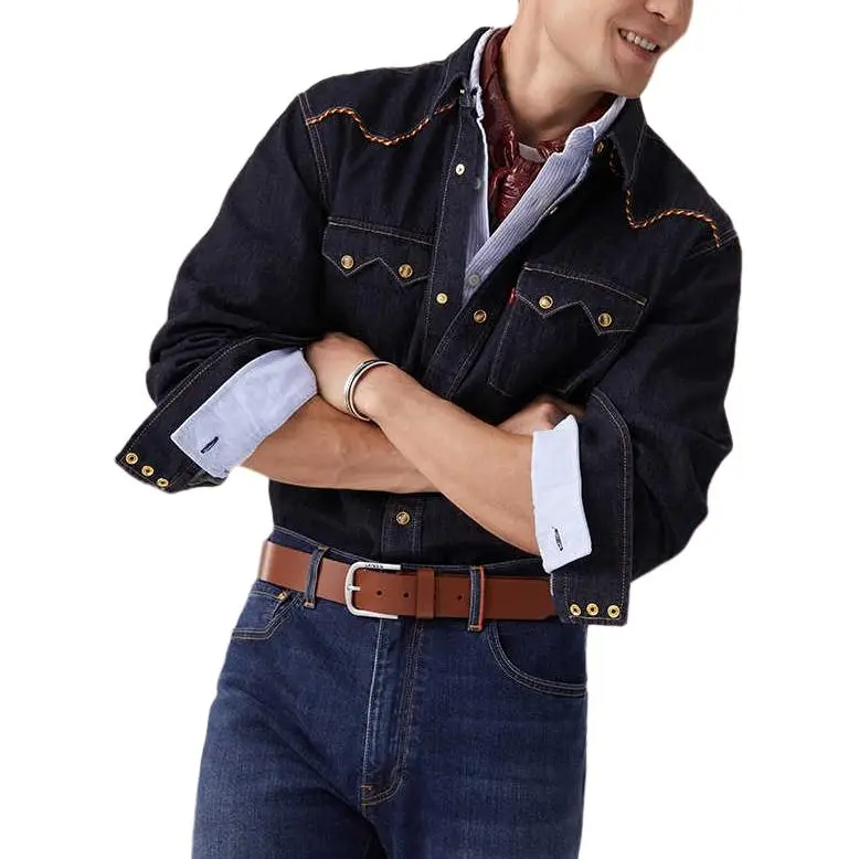 Levi's Denim Jacket Men's Dark Blue-3