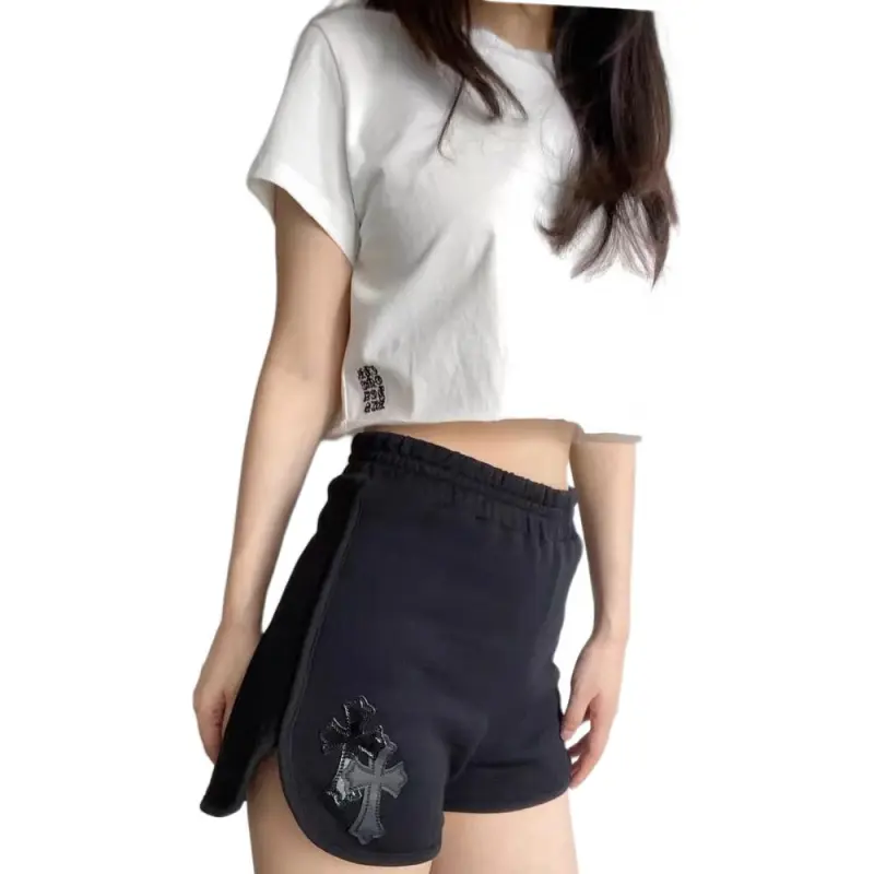 Chrome Hearts Cross Shorts 'Black'-2