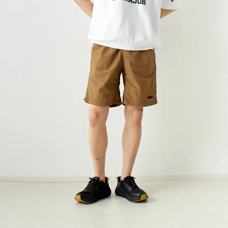 Gramicci SS24 NYLON PACKABLE G SHORT Casual Shorts Unisex Ginger Orange-1