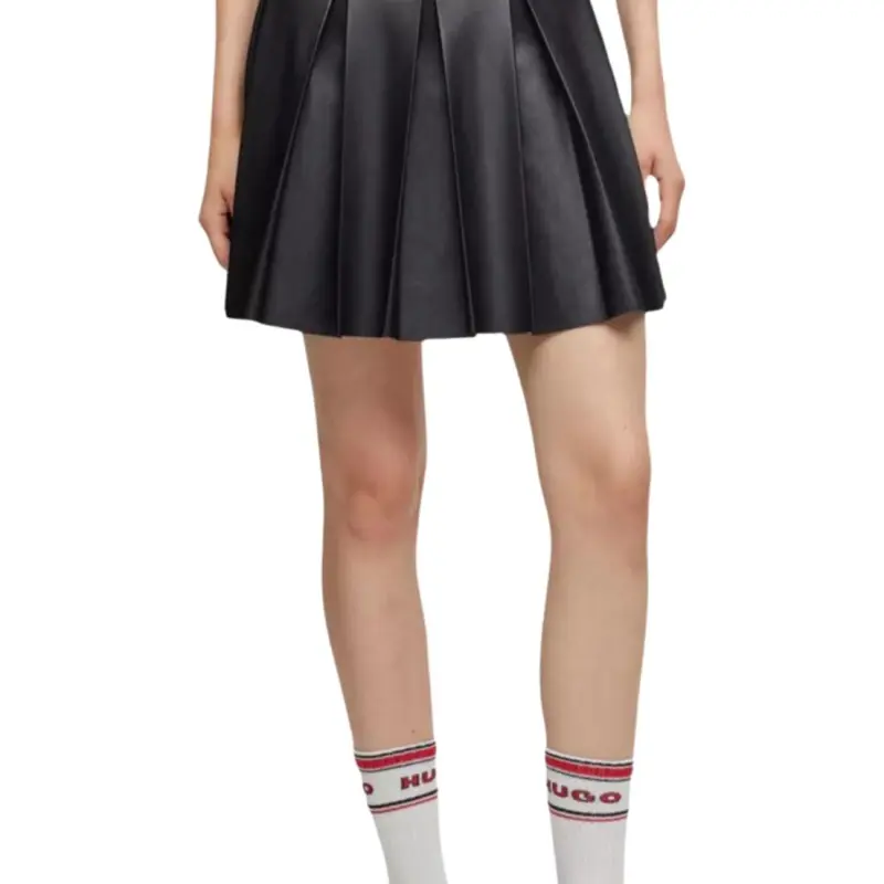 HUGO BOSS Casual Short Skirts Women's Black-2