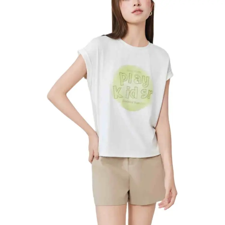 Love To Serve Tank Top Women's Green & White-2