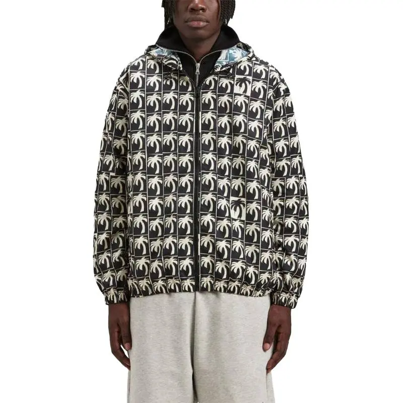 PALM ANGELS Palm Printed Zipped Jacket-3