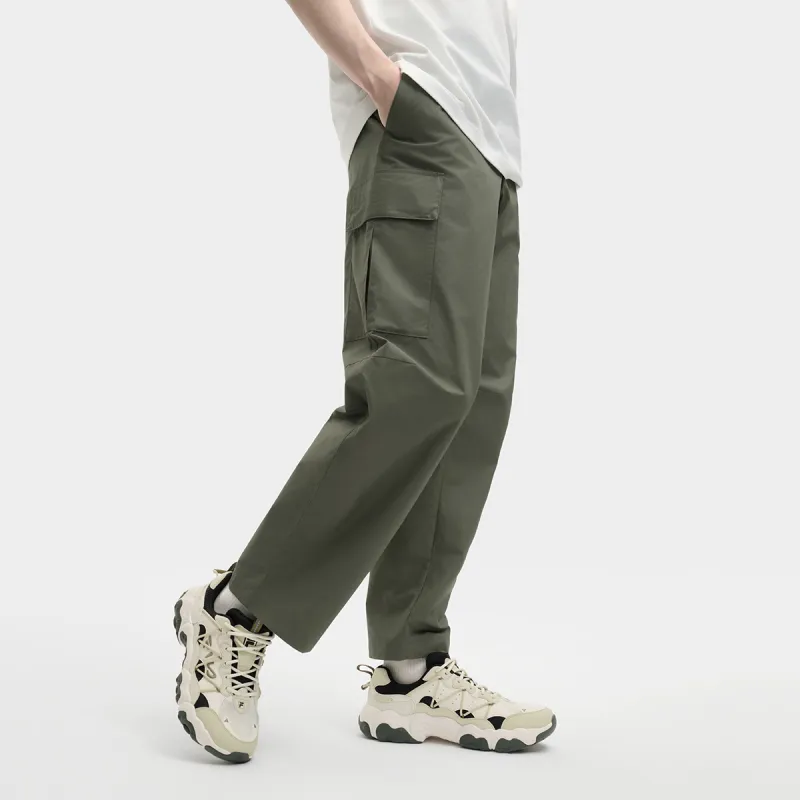 FILA ORIGINALE Casual Pants Men's Mugwort Medium Green-4