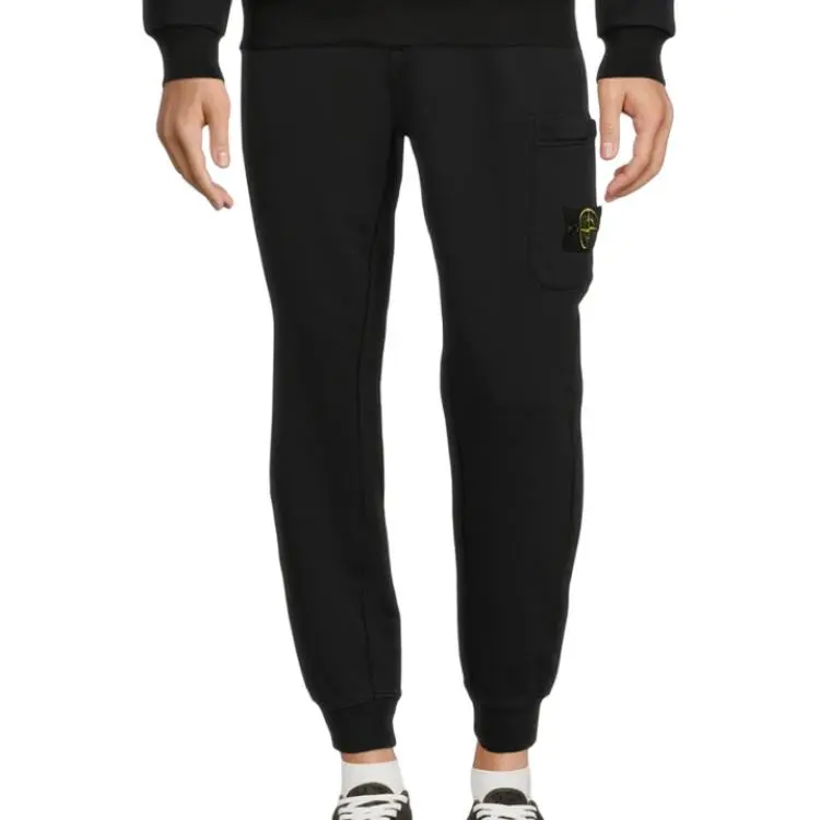 STONE ISLAND Compass Patch Drawstring Trousers-2