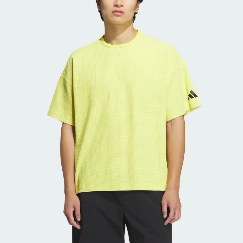Adidas SS25 T Shirt Men's Pure Sulfur-1