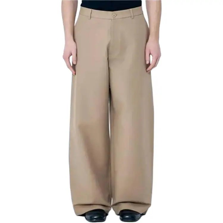 Acne Studios Wide Leg Twill Trousers-3