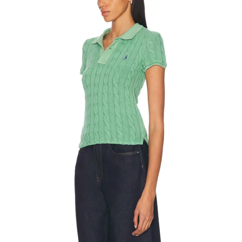 Polo Ralph Lauren Short Sleeve Polo Shirt Pistachio-4